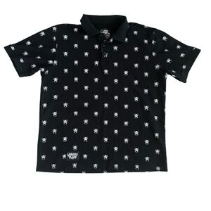 Lurking Class Men's Polo‎ Shirt Spiders All Over Print Sketchy Tank Size Medium
